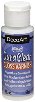 DecoArt DuraClear Gloss Varnish 2oz - Premium Clear Coat Finish