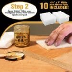 ODIE'S Oil Starter Kit: Complete Wood Finishing System with Applicators - Image 4