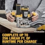 DEWALT 20V MAX XR Cordless Plunge Router 2.25HP Tool Only DCW620B - Image 4