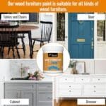 Eco-Friendly Wood Furniture Paint - Matte Light Oak Brown Acrylic 32oz - Image 5