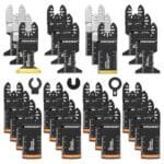 Premium 30PC Universal Titanium Oscillating Blades for Dewalt/Ryobi