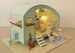 Time Travel DIY Dollhouse Kit - 3D Puzzle with LED & Music Box - Image 5