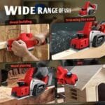 Milwaukee Compatible 18V Cordless Wood Planer 3-1/4" Brushless 15000RPM - Image 7