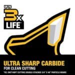 DEWALT 10" 40T Ultra Sharp Carbide Fine Finish Table Saw Blade DWA11040 - Image 5