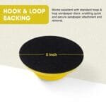 Ergonomic 5" Sanding Block Set - Hook & Loop for Wood & Auto Work - Image 4