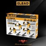 8-Piece Woodworking Clamp Set | 6" Bar & Heavy Duty Spring Clamps - Image 9