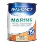 Marine Wood Waterproofer: Clear Premium Sealer & Stain - 1 Gallon