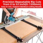 Track Saw Parallel Guide: Precision Cuts for Festool, Makita, Milwaukee - Image 5