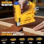 ADOTOCAM 18GA 2-in-1 Cordless Brad Nailer/Stapler for Dewalt 20V - Image 2