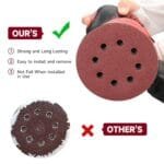 165PCS Orbital Sander Discs 40-600 Grit Hook & Loop Sandpaper Set - Image 6