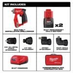 Milwaukee M12 FUEL 4-in-1 Installation Drill Kit - Compact Power Tool - Image 2