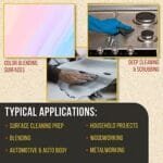 Ultra Fine Gray Scuff Pads 6"x9" 10pk for Auto Paint Prep & Sanding - Image 5