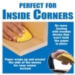 6" Hook & Loop Sanding Mouse Block for Wood, Auto & Home Projects - Image 7