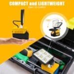 Dewalt 5200LM Rechargeable LED Work Light - USB-C & Car Repair Ready - Image 6