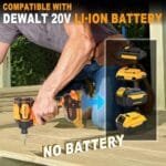 MICWELL 20V Brushless Impact Driver 2300 In-lbs 4-Speed LED Light - Image 3