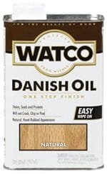Watco Natural Danish Oil: Low VOC Wood Finish - Quart Size