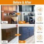 Eco-Friendly Wood Furniture Paint - Matte Light Oak Brown Acrylic 32oz - Image 6