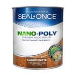 Seal-Once Nano+Poly Clear Waterproof Wood Sealer & Protector 1 Gallon