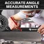 Saker 7" Precision Laser Miter Saw Angle Finder | Aluminum Protractor - Image 6