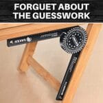 Saker 7" Precision Laser Miter Saw Angle Finder | Aluminum Protractor - Image 2