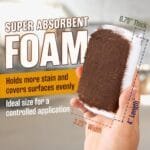 Impresa 6-Pack Lint-Free Wood Stain Applicator Pads - Reusable Microfiber - Image 3