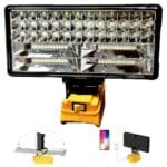 20V LED Worklight 7800LM Rechargeable USB Floodlight for Dewalt