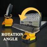 20V LED Worklight 7800LM Rechargeable USB Floodlight for Dewalt - Image 5