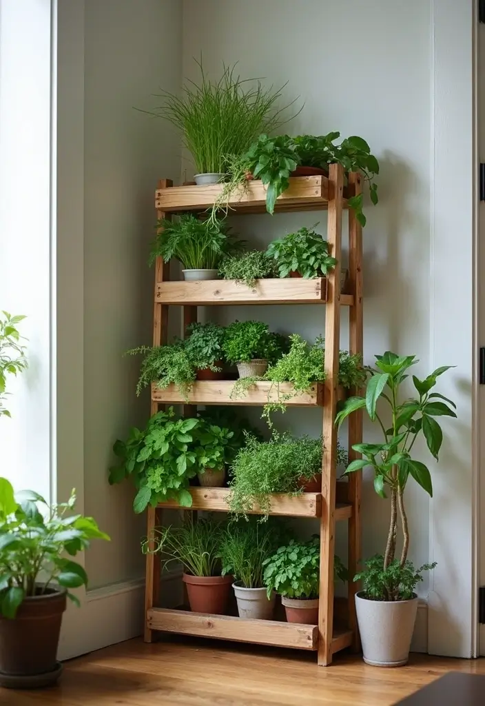 10 DIY Herb Drying Rack Ideas That Will Transform Your Kitchen (You Won't Believe #4!) - 10. Freestanding Herb Drying Rack