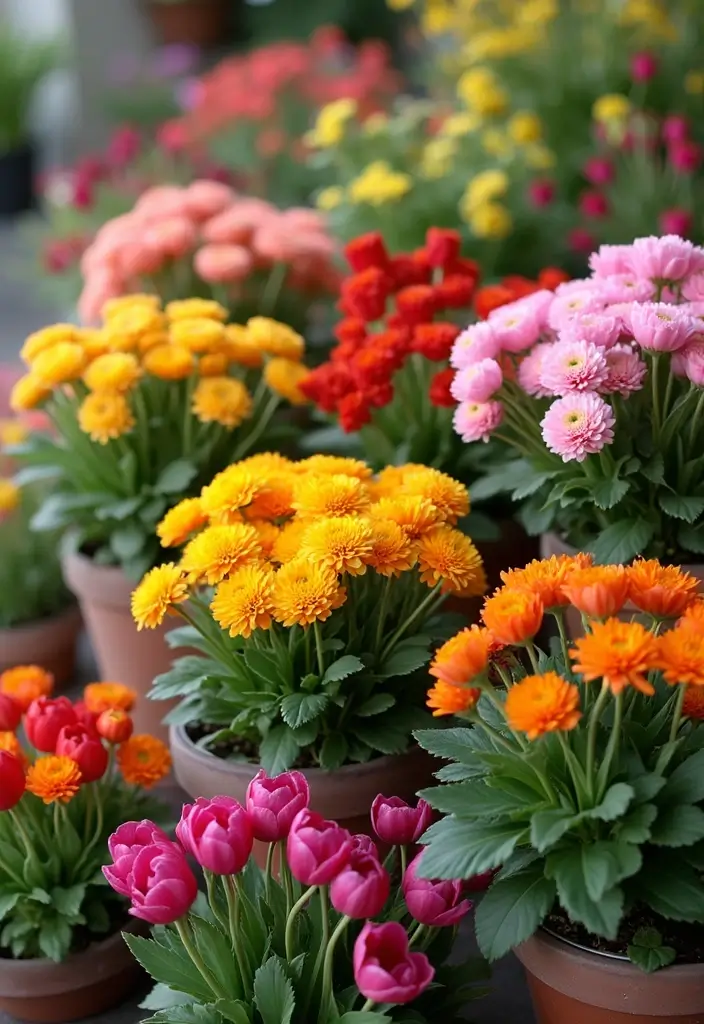15 Container Gardening Ideas That Will Transform Your Small Space Into a Green Oasis! 🌼 - 11. Seasonal Container Displays