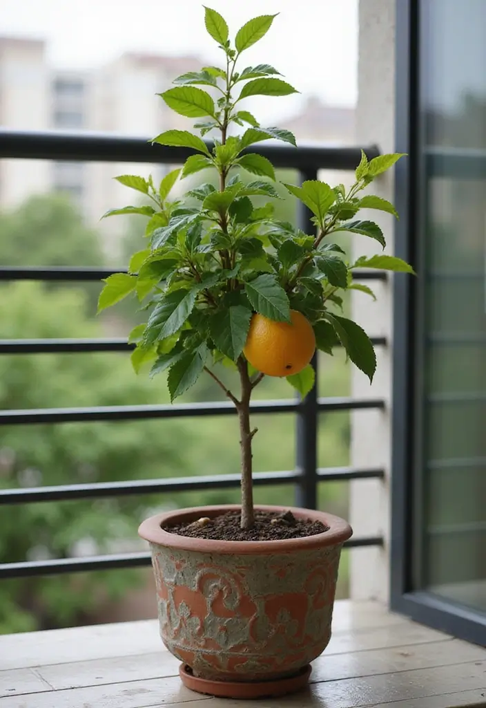 15 Container Gardening Ideas That Will Transform Your Small Space Into a Green Oasis! 🌼 - 14. Compact Fruit Trees