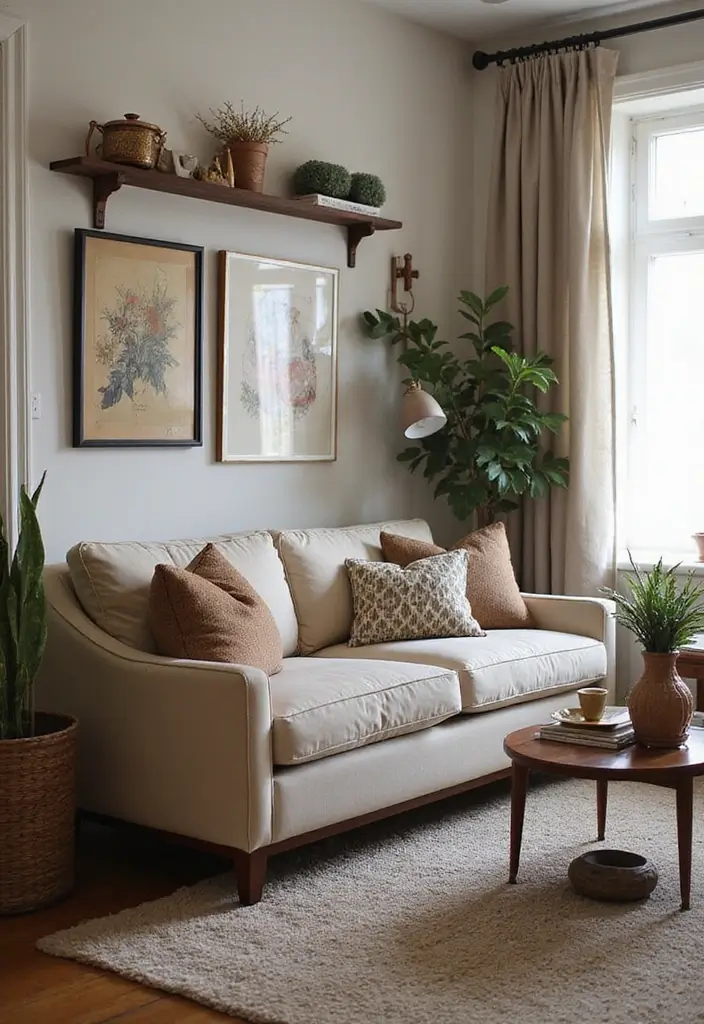 15 Cozy Living Room Decor Ideas That'll Make You Want to Snuggle Up Forever! - 11. Incorporate Vintage Finds