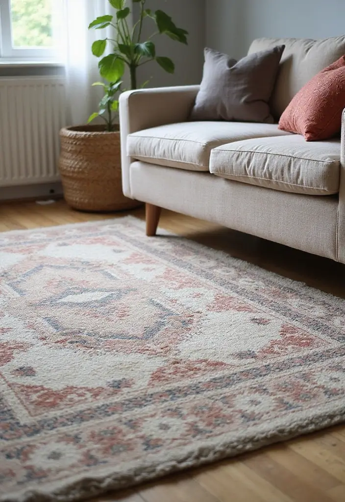 15 Cozy Living Room Decor Ideas That'll Make You Want to Snuggle Up Forever! - 6. Layer Rugs for Extra Comfort