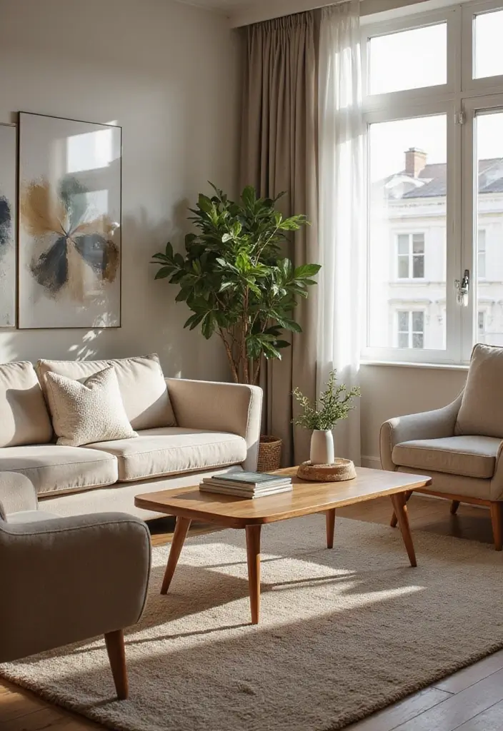 15 Cozy Living Room Decor Ideas That'll Make You Want to Snuggle Up Forever! - 9. Introduce Cozy Furniture