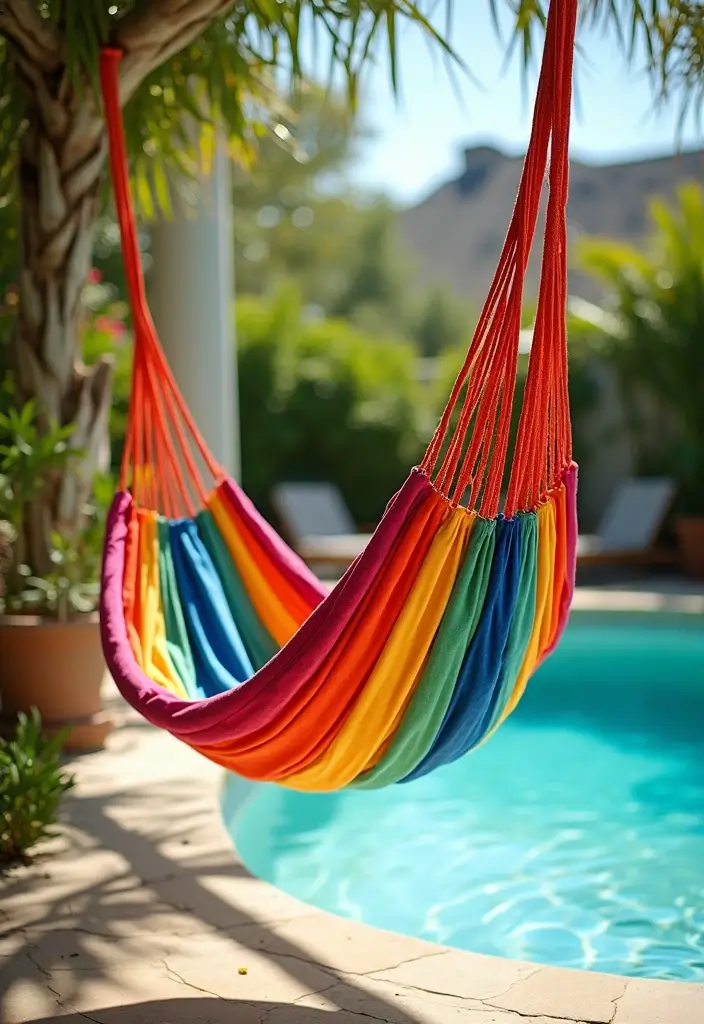 15 DIY Pool Patio Decor Ideas You'll Wish You Knew Sooner! - 11. DIY Hammock Chair