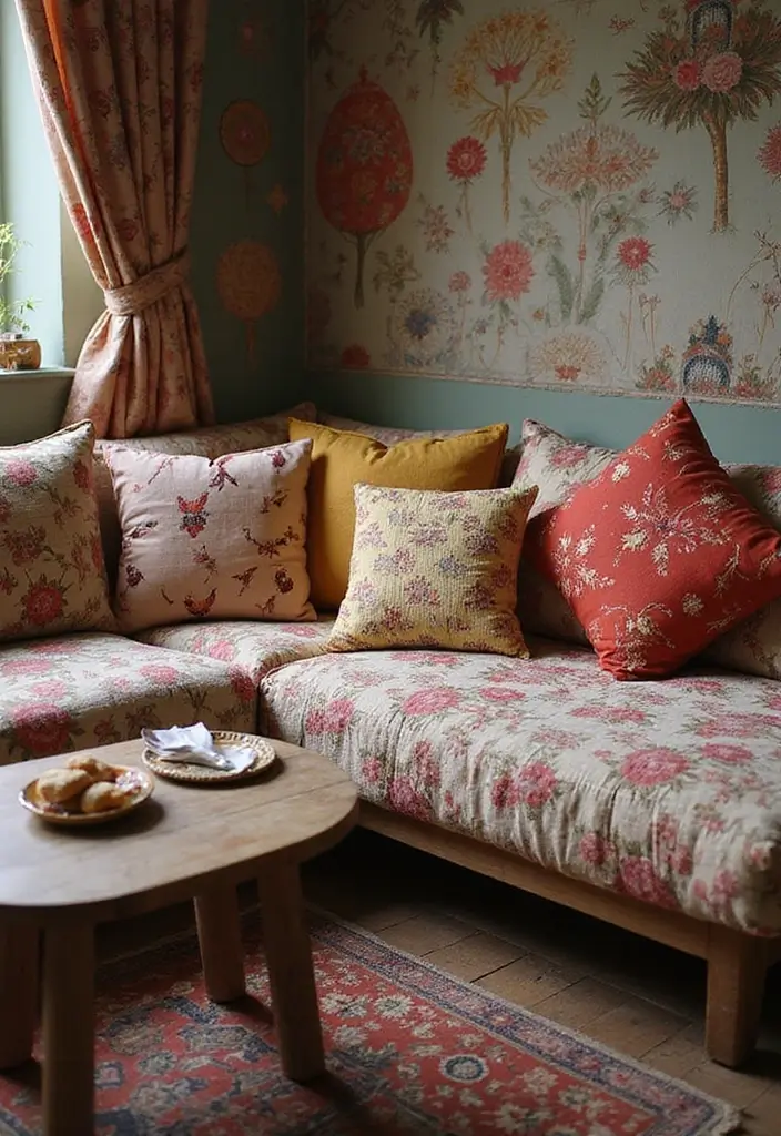 15 Enchanting Castlecore Decor Ideas That'll Make Your Heart Skip a Beat! - 12. Fairy Tale-Inspired Textiles