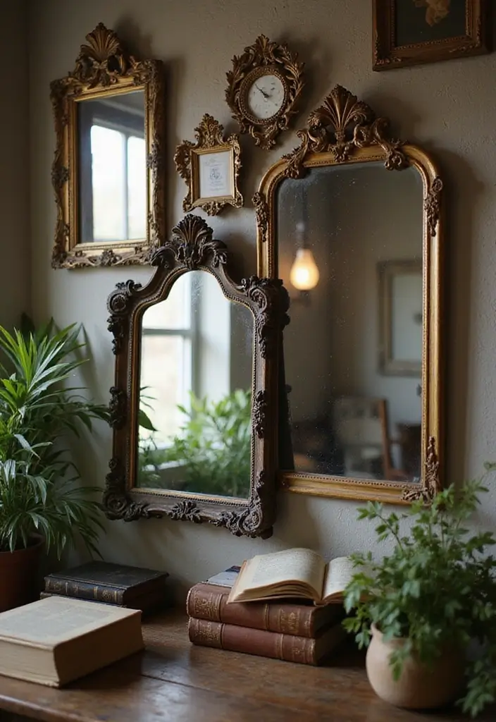 15 Enchanting Castlecore Decor Ideas That'll Make Your Heart Skip a Beat! - 2. Antique Mirrors