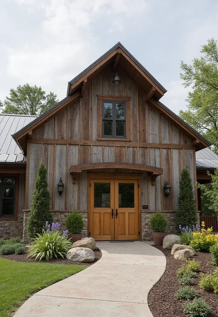 21 Stunning Modern Barndominium Designs That Redefine Country Living (You Won't Believe #13!) - 2. Rustic Charm with Modern Touches