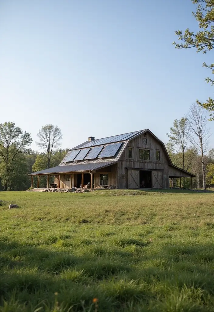 21 Stunning Modern Barndominium Designs That Redefine Country Living (You Won't Believe #13!) - 4. Energy-Efficient Barndominiums