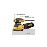 DEWALT 5" Variable Speed Random Orbit Sander DWE6423 Power Tool - Image 4
