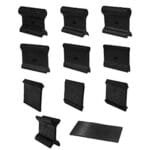 POWERTEC 21 Profile Sander Kit - 11pc Contour Grips for Wood & Detail