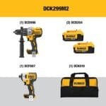 DEWALT 20V MAX Brushless Drill/Impact Driver Combo Kit w/Batteries