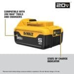DEWALT 20V MAX 5.0Ah Li-Ion Battery 2-Pack & Charger Starter Kit - Image 3