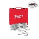 Milwaukee 56-Pc Ratchet & Socket Tool Set | SAE/Metric 3/8" Drive - Image 2