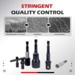 Premium Magnetic Impact Drill Nut Driver Set | SAE & Metric 35-Piece - Image 6