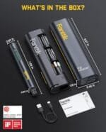 Fanttik F2 Mini Cordless Rotary Tool Kit: 25K RPM Engraving & DIY Power Set - Image 9