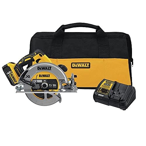 41aLtpd9b2L._SL500_.jpg DEWALT 20V MAX 7-1/4" Cordless Circular Saw Kit w/Brake DCS570P1 - Image 1