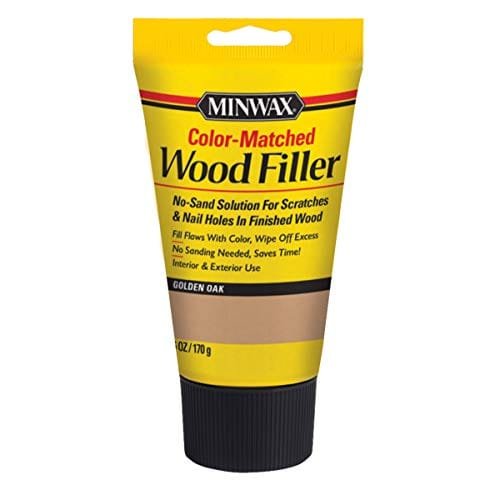 41dNw1QOopL._SL500_.jpg Minwax Golden Oak Wood Putty - Color-Matched Filler for Repairs (6oz) - Image 1