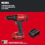CRAFTSMAN V20 1/2" Cordless Drill Kit w/ Battery & Fast Charger