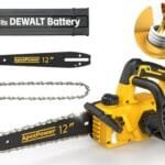 DeWalt 20V 12" Brushless Cordless Chainsaw | Powerful Auto-Oiler Cutter