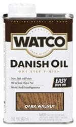 Watco Low VOC Dark Walnut Danish Oil Wood Finish - Premium Stain Pint